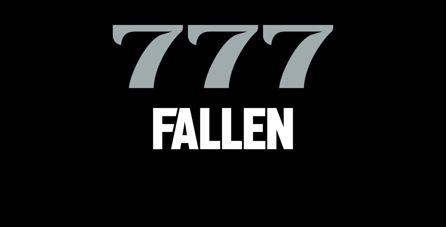 777 FALLEN Sticker